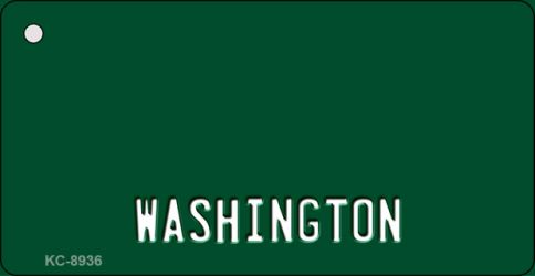 SMART BLONDE Washington State Blank Novelty Metal Key Chain KC-8936