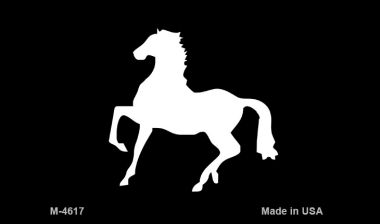 M-4617 3.5 x 2 in. Horse Prancing Novelty Metal Magnet