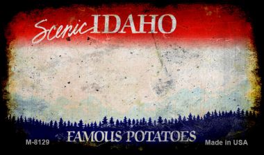 Idaho Rusty Blank Novelty Magnet M-8129