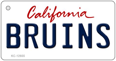 KC-12655 1.5 x 3 in. Bruins Novelty Metal Key Chain