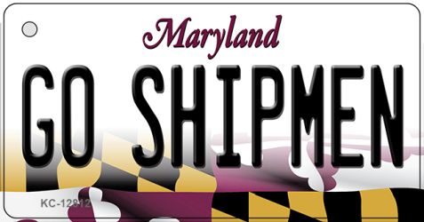 KC-12812 1.5 x 3 in. Go Shipmen Novelty Metal Key Chain