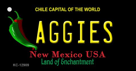 KC-12909 1.5 x 3 in. Aggies Novelty Metal Key Chain