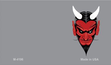 Devil Offset Novelty Metal Magnet M-4196