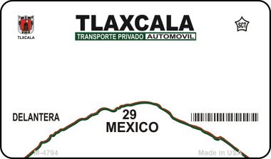 Tlaxcala Mexico Blank Novelty Metal Magnet M-4794