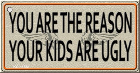 KC-11661 1.5 x 3 in. You Are the Reason Novelty Metal Key Chain