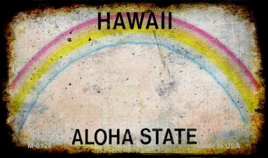 Hawaii Rusty Blank Novelty Magnet M-8128