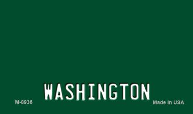 Washington State Blank Novelty Metal Magnet M-8936