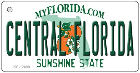 KC-12699 1.5 x 3 in. Central Florida Novelty Metal Key Chain