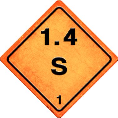 SMART BLONDE S 1.4 Novelty Metal Crossing Sign CX-526