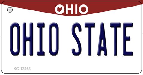 KC-12963 1.5 x 3 in. Ohio State Novelty Metal Key Chain