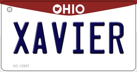 KC-12967 1.5 x 3 in. Xavier Novelty Metal Key Chain