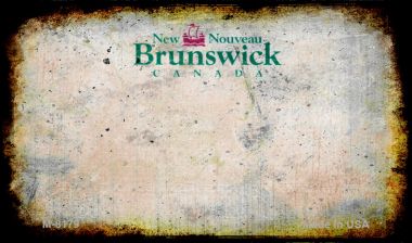 New Brunswick Rusty Blank Novelty Magnet M-8179