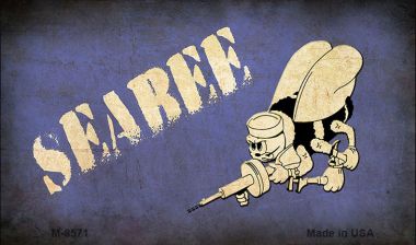 Seabee Novelty Metal Magnet M-8571