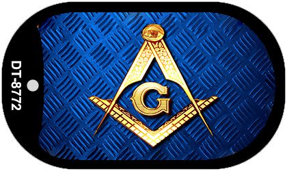Freemasonry Novelty Metal Magnet M-8772