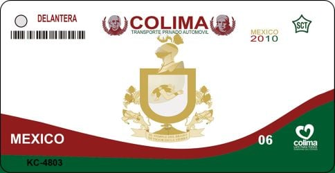 SMART BLONDE Colima Mexico Blank Novelty Metal Key Chain KC-4803