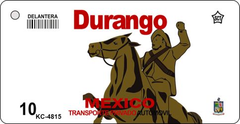 SMART BLONDE Durango Mexico Blank Novelty Metal Key Chain KC-4815