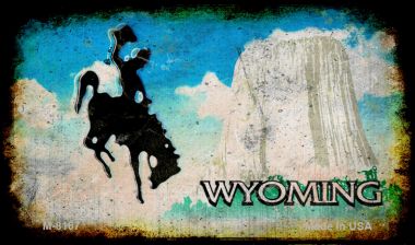 Wyoming Rusty Blank Novelty Magnet M-8167