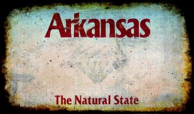 Arkansas Rusty Blank Novelty Magnet M-8120