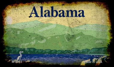 Alabama Rusty Blank Novelty Magnet M-9503