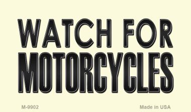 SMART BLONDE Watch for Motorcycle Novelty Metal Magnet M-9902