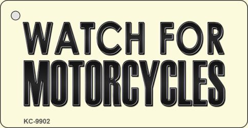 SMART BLONDE Watch for Motorcycle Novelty Metal Key Chain KC-9902