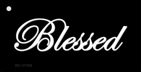 KC-11703 1.5 x 3 in. Blessed Novelty Metal Key Chain
