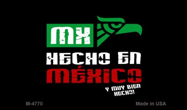 Made in Mexico Novelty Metal Magnet M-4770