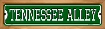SMART BLONDE Tennessee Alley Novelty Wood Mounted Small Metal Street Sign WB-K-1092