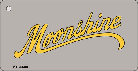SMART BLONDE Moonshine Novelty Metal Key Chain KC-4608