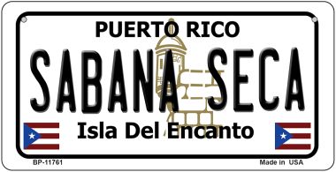 Sabana Seca Puerto Rico Novelty Metal Bicycle Plate BP-11761