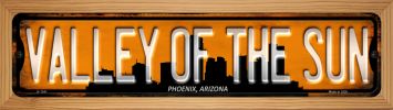 SMART BLONDE Phoenix Arizona Valley of The Sun Novelty Wood Mounted Small Metal Street Sign WB-K-1241