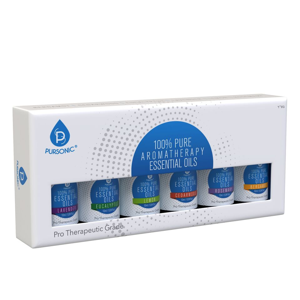 Pure Essential Aromatherapy Oils - Pack of 6