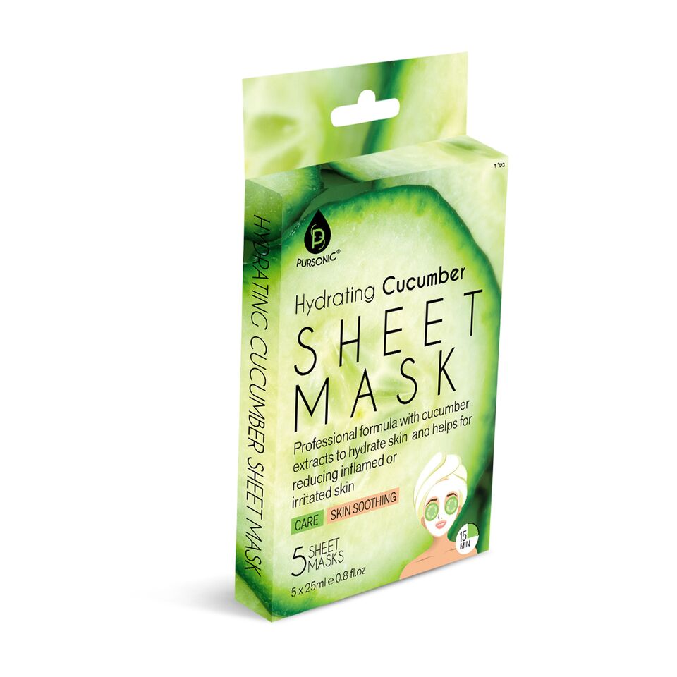 Cucumber Face Mask - Pack of 5