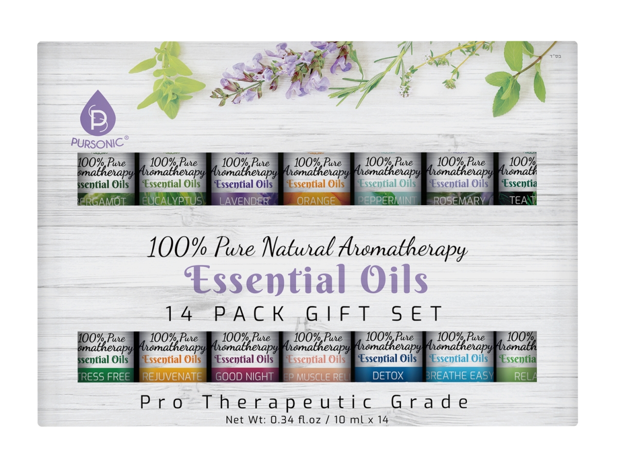 100 Percent Pure Essential Oils, Pack of 14