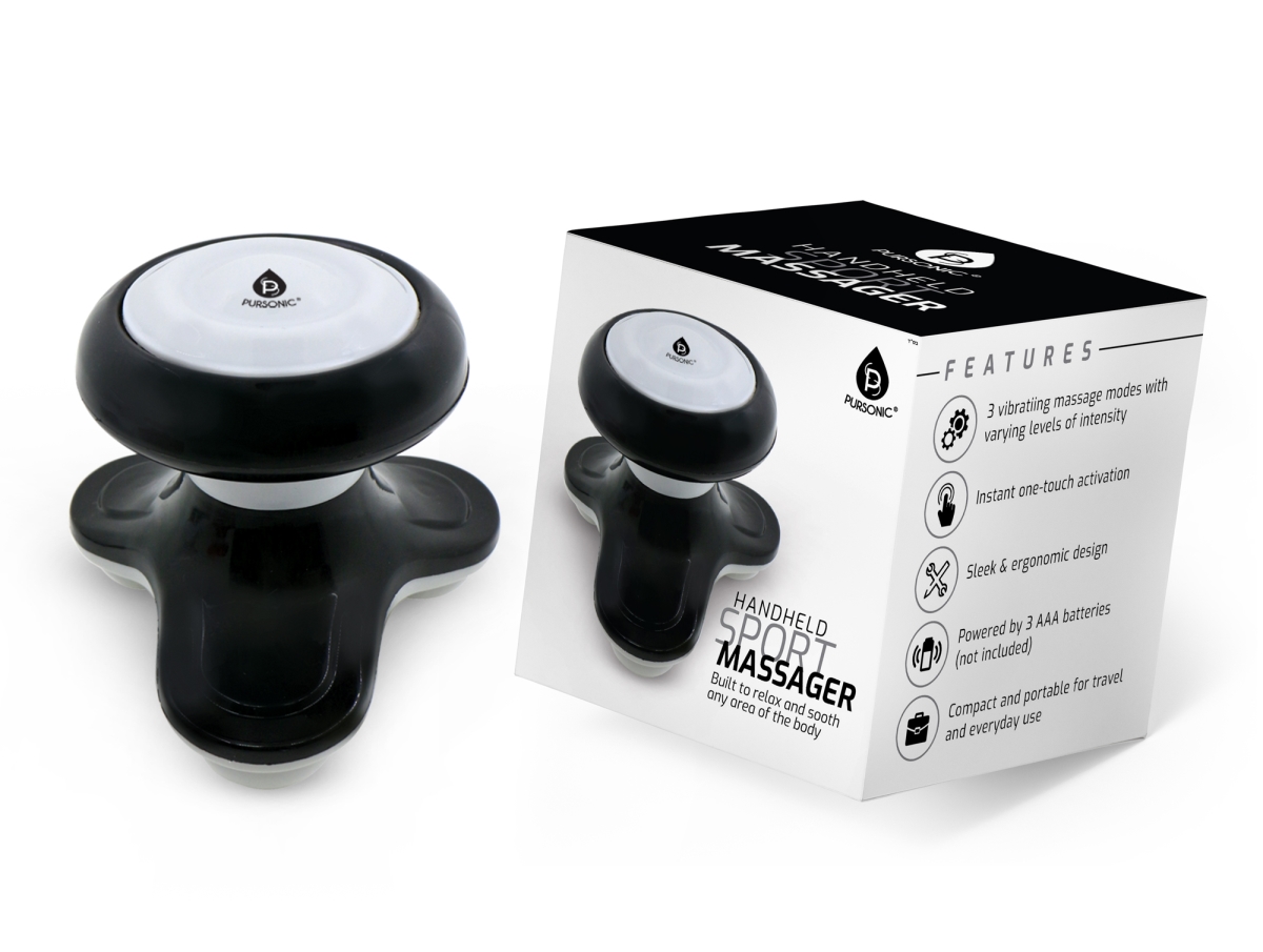 Handheld Sports Massager - Black