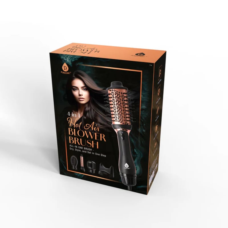 Picture of Pursonic TCA1940 4-in-1 Hot Air Hair Styling Blower Brush