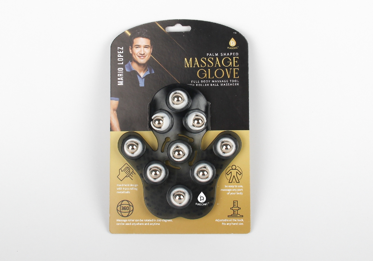 MLHMG1250 Palm Shaped Rollerball Massage Glove