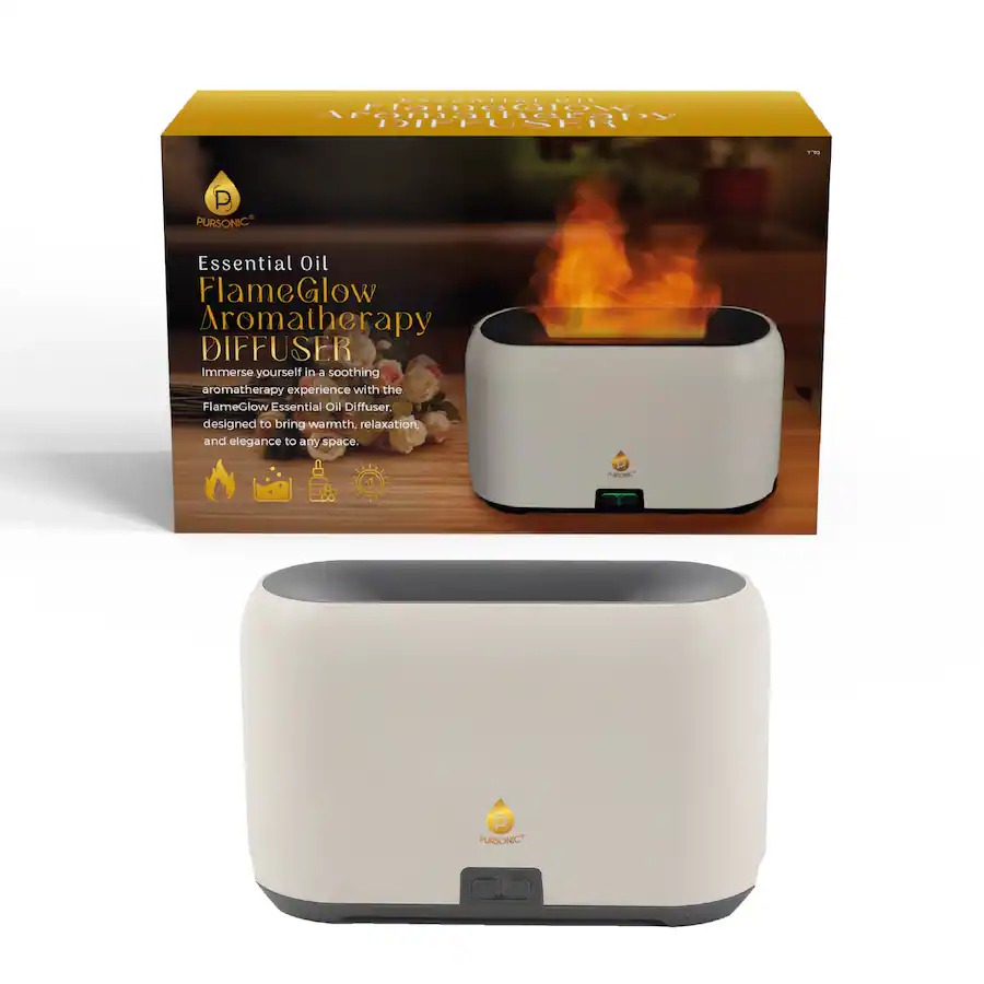 AD225 Essential Oil Flame Glow Aromatherapy Diffuser