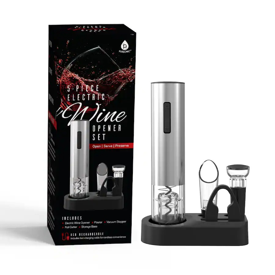 Picture of Pursonic BW100 Electric Wine Opener Set - 5 Piece