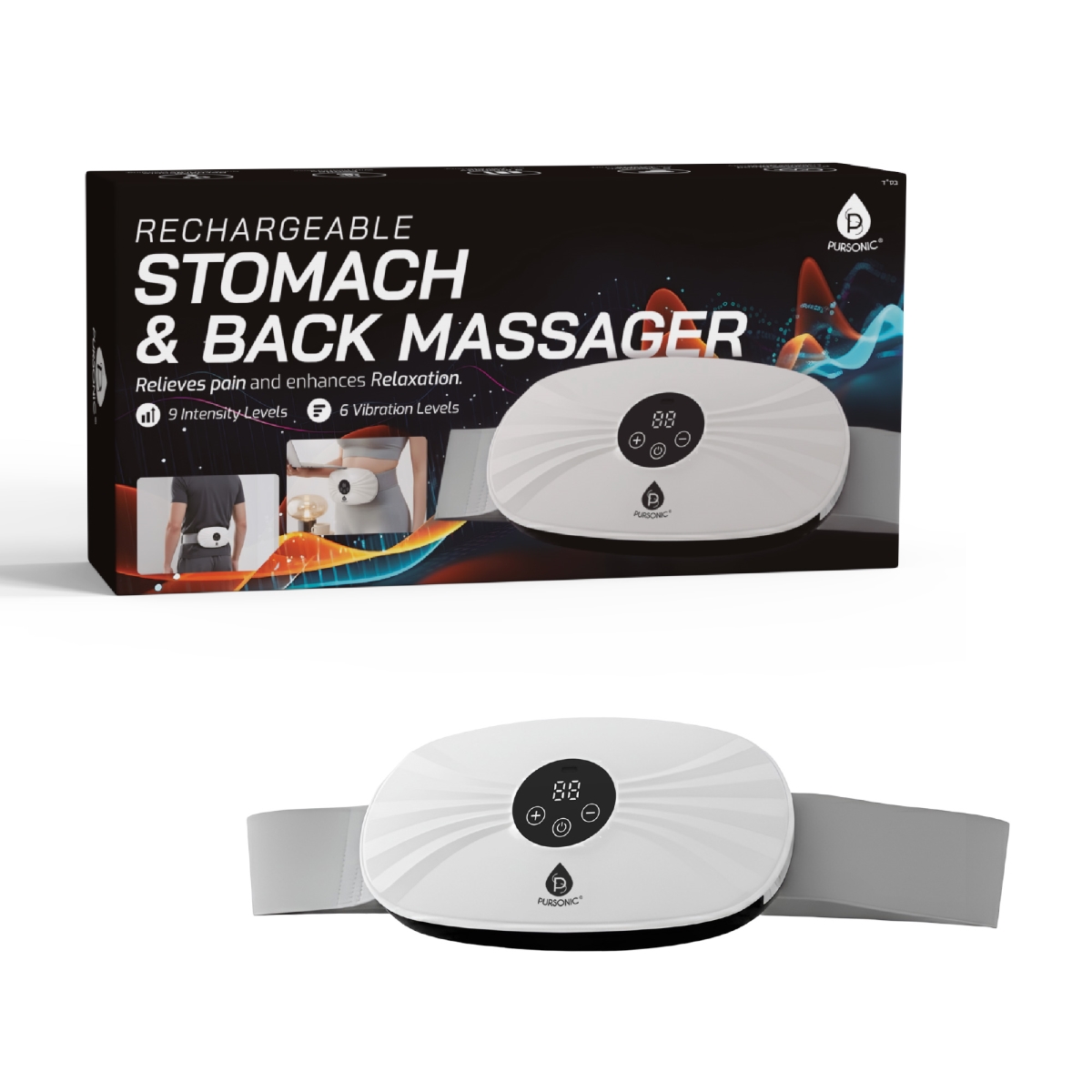 Samsonic Trading HMG630 Rechargeable Stomach & Back Massager