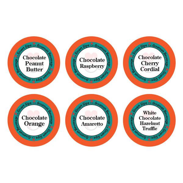 Smart Sips COFCHOOBSE24 Chocolate Obsession Gourmet Coffee Variety Sampler Pack for All Keurig K-cup Brewers, 24 Count -  Erico