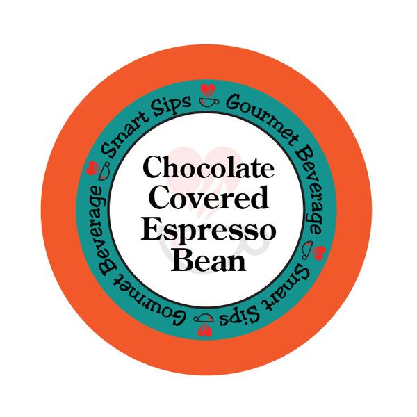 Smart Sips COFCHOEXPR24 Chocolate Covered Espresso Bean, Single Serve Cups for All Keurig K-cup Brewers, 24 Count -  Erico