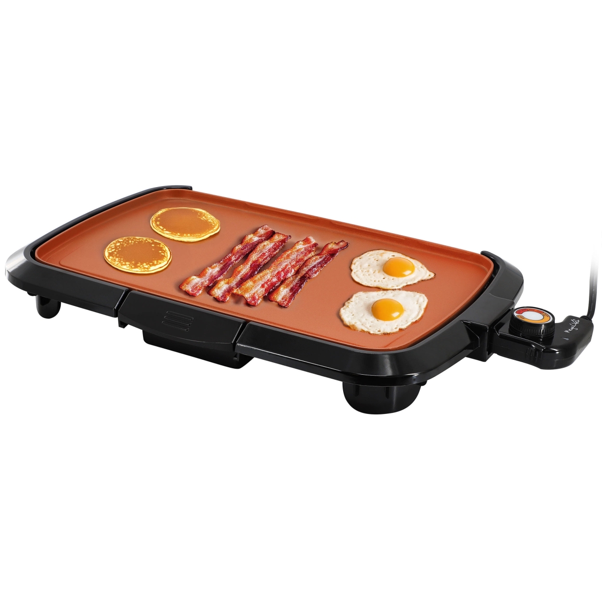 Picture of MegaChef MCG-4028 MegaChef 16 Inch Electric Grill in Black with Copper Coating