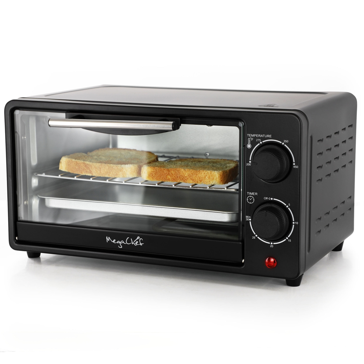 Picture of MegaChef MCOV-1200BK MegaChef 9.5 Quart Electric Counter Top Toaster Oven in Matte Black
