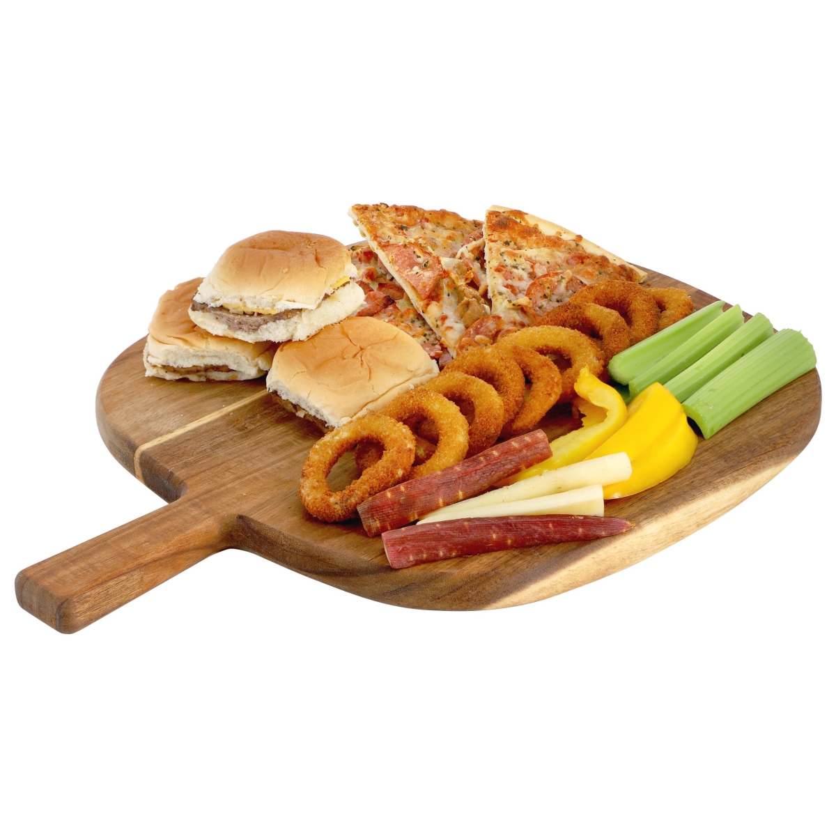 Picture of MegaChef MC-A119 MegaChef 13 Inch Acacia Wood Serving Butcher Cutting Board with Handle