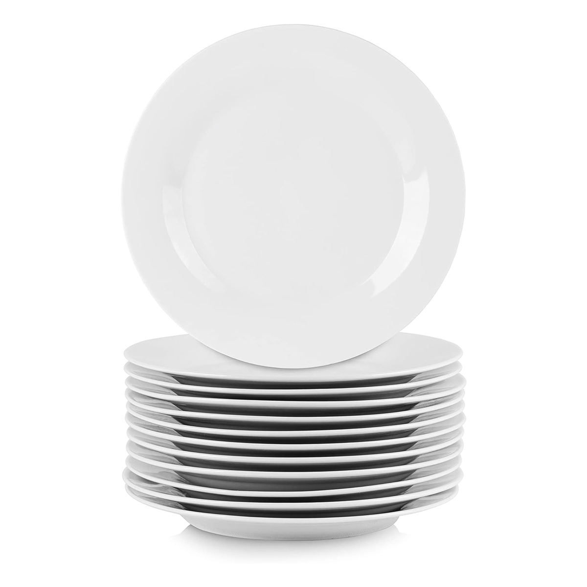 Picture of ELAMA EL-2024-DPR Elama Porcelain 12 Piece Large Round Dinner Plate Set in White