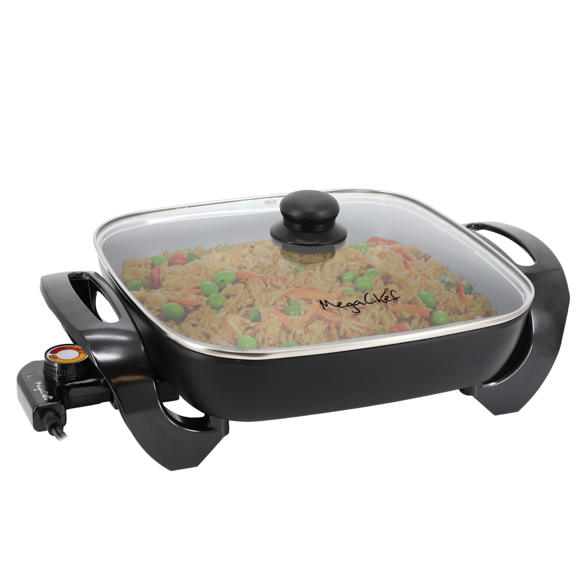 Picture of MegaChef MCS-3030B MegaChef 11.81 Inch Electric Skillet with Non-Stick Coating in Black