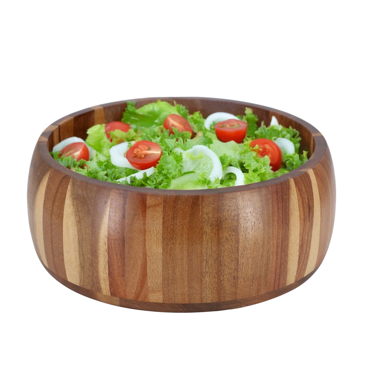 Picture of MegaChef MC-A113 MegaChef 9.75 Inch Acacia Wood Salad Bowl