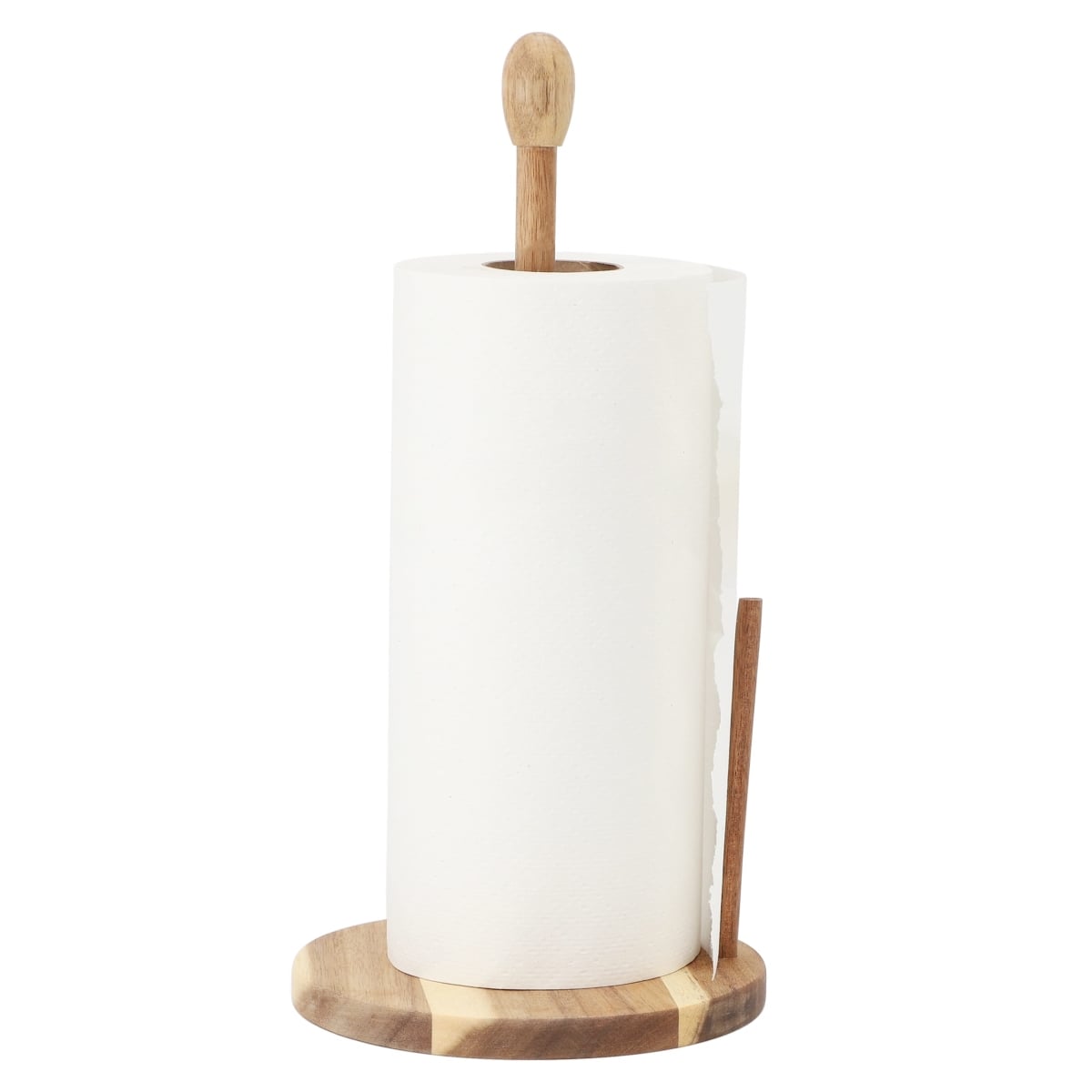 Picture of MegaChef MC-A111 MegaChef 14 inch Acacia Wood Paper Towel Holder