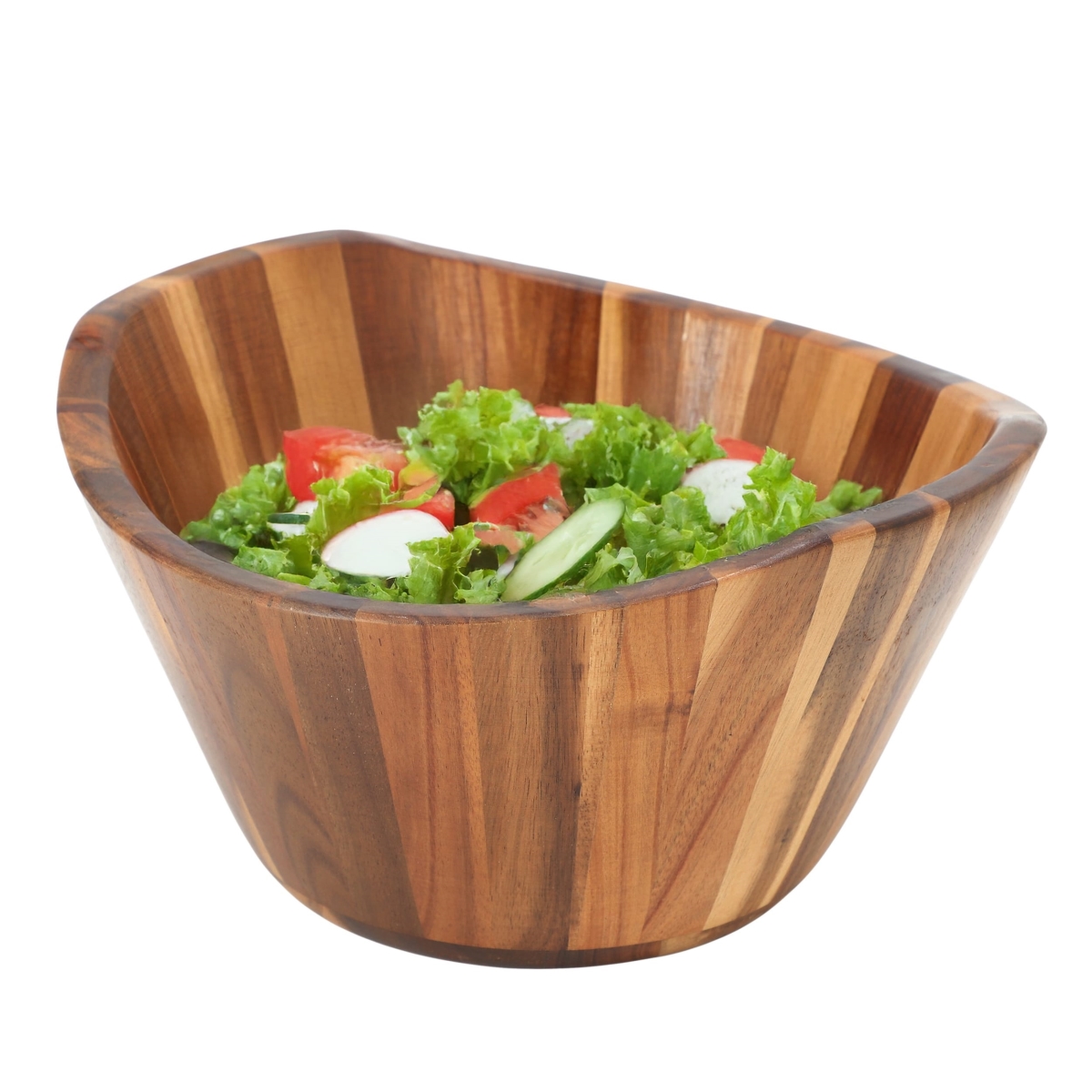 Picture of MegaChef MC-A116 MegaChef 11.75 Inch Acacia Wood Deep Salad Bowl